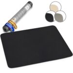 Miggo® Napfunterlage halbrund 50x80 cm – Saugfähige Futtermatte für Hund & Katze