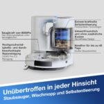 ECOVACS DEEBOT N20 PRO Plus Saugroboter – 8000Pa Saugkraft mit Wischfunktion & Auto-Entleerung – Bild 6