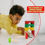 BLMHTWO 2er Set Kinderhammer – Holz- und Kunststoffhammer für Bauklötze & Reparaturen – Bild 8