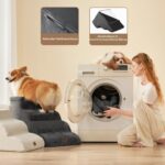 EHEYCIGA Hundetreppe 35 cm mit 3 Stufen – Gelenkschonend für kleine Hunde & Katzen – Bild 6