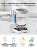 KOSTTE Flaschenzubereiter 1.5L – Intelligenter Warmwasserbereiter für Babynahrung in 20 Sekunden – Bild 2