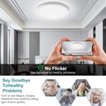 2er Set LED Deckenleuchte mit Radarsensor 18W 1800LM – Automatische Bewegungserkennung für Flur & Keller – Bild 5