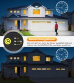 MEIKEE 42W LED Strahler mit Bewegungsmelder – 3600 Lumen Aussenstrahler IP66 für Garten & Terrasse – Bild 4