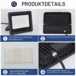 FUPE LED Strahler Außen 50W 5000LM – IP65 Wasserdicht für Garten & Hof (2er Set) – Bild 6