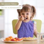 KiGATEX Babylätzchen 10er Pack, 30 x 40 cm – OEKO-TEX® zertifiziert für Babys – Bild 3
