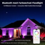 iLC RGBW LED Strahler 80W – 16 Millionen Farben mit Bluetooth Mesh & Timer (2er-Pack) – Bild 2