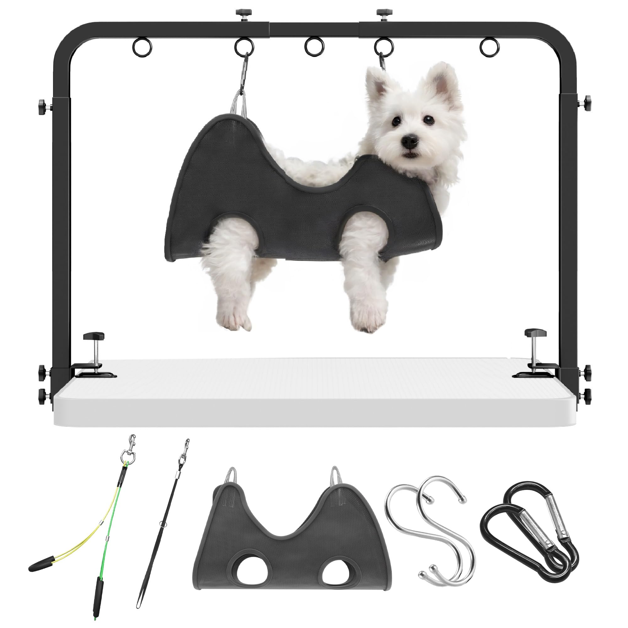 Josmimic Hundepflegetisch-Arm höhenverstellbar 107 cm – Profi-Pflegearme für Hunde & Katzen