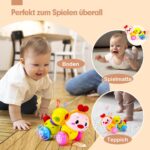 CubicFun Interaktive Raupe – Krabbelspielzeug mit Musik & Lichteffekten für Babys ab 6 Monaten – Bild 7