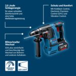 Bosch Professional GBH 18V-26 Akku-Bohrhammer – SDS Plus mit 2,6 J Schlagenergie – Bild 5