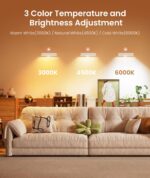 PopoIron LED-Wandleuchte mit 7500 mAh Akku – 360° drehbar, Fernbedienung & 15 RGB-Farben – Bild 6