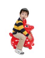 Rody Hüpfpferd rot – Hochwertiges Springpferd für Kinder ab 3 Jahren – Bild 3