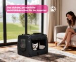 Zedelmaier Hundebox 60x42x44 cm – Faltbare Tiertransportbox für Auto & Zuhause – Bild 8