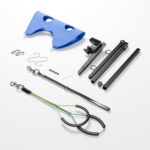 Josmimic Faltbarer Grooming-Arm 66–102 cm mit Hängematte – Höhenverstellbarer Hundepflegetisch – Bild 3