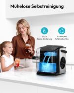 EUHOMY Eiswürfelmaschine Kompakt – 9 Eiswürfel in 6 Minuten, 12 kg/24h mit Tragegriff – Bild 6