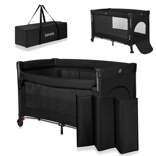 Lionelo Ellen 3in1 Reisebett für Neugeborene bis 15 kg – Beistellbett & Reisebett