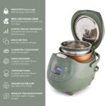 Yum Asia Panda Mini-Reiskocher 3,5 Tassen – Fuzzy Logic & Ninja-Keramik für perfekten Reis – Bild 7