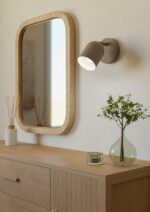 EGLO Tilston Wandlampe mit 360° Schwenkstrahler – Leseleuchte aus Stahl in Sandfarben – Bild 2