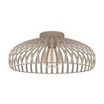 EGLO Mogano 3 Deckenlampe Ø 43 cm – Käfigdesign mit E27 Fassung für Wohnzimmer & Schlafzimmer