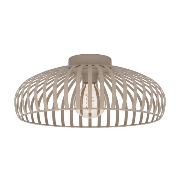 EGLO Mogano 3 Deckenlampe Ø 43 cm – Käfigdesign mit E27 Fassung für Wohnzimmer & Schlafzimmer