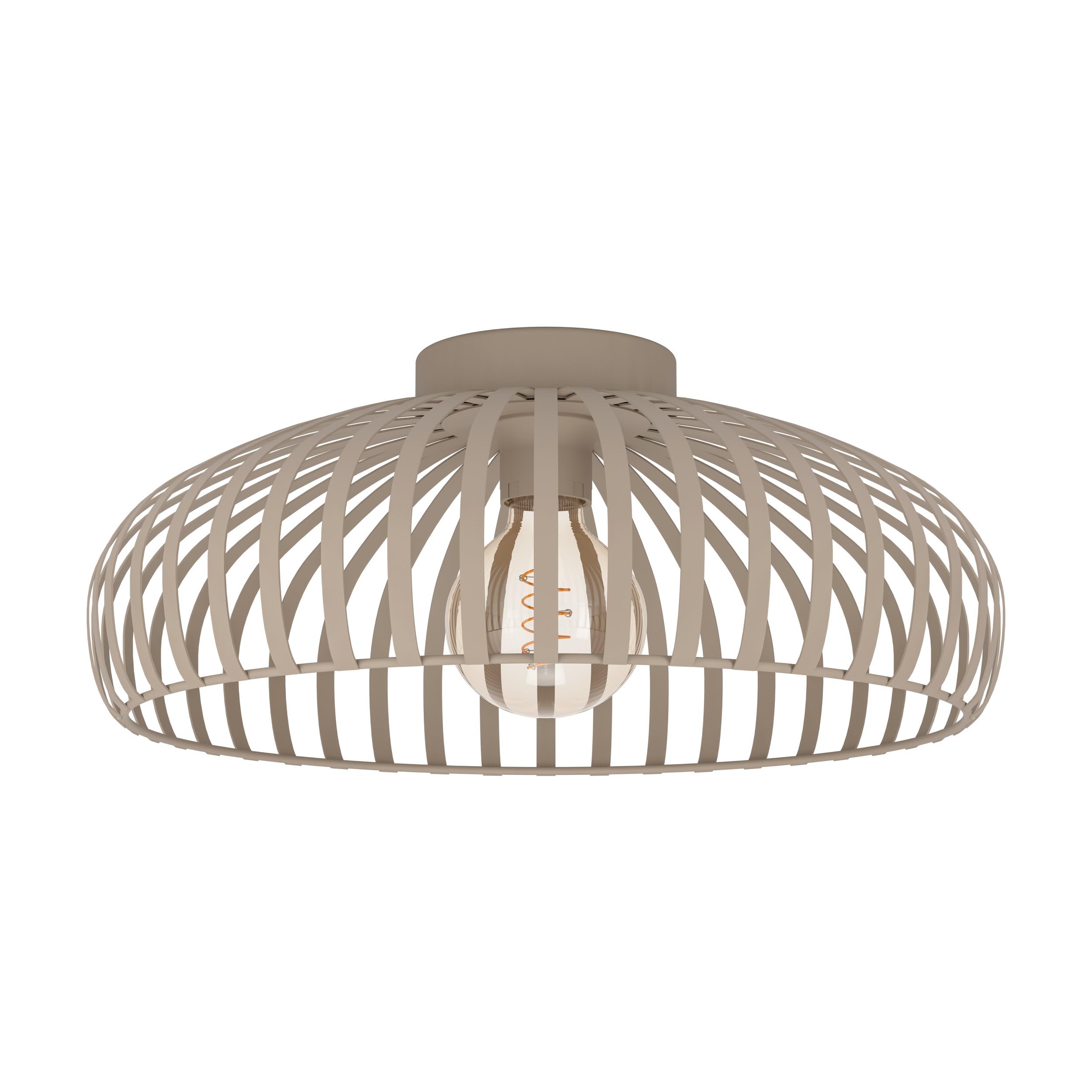 EGLO Mogano 3 Deckenlampe Ø 43 cm – Käfigdesign mit E27 Fassung für Wohnzimmer & Schlafzimmer