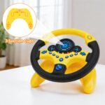 deAO Kinderlenkrad mit 360° Rotation – Fahrsimulator Spielzeug für frühe Entwicklung – Bild 8