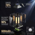 Dekofun 2er Solarlaterne mit Flammeneffekt – IP65 Wasserdicht für Garten & Terrasse – Bild 3
