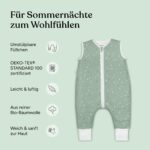 Ehrenkind® Babyschlafsack mit Füssen | Musselin 1.0 TOG – Bio-Baumwolle für den Sommer – Bild 3