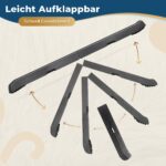 Hunderampe Auto Klappbar 174 cm – Rutschfeste Rampe bis 85 kg für grosse Hunde – Bild 4