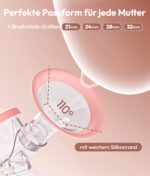 NCVI Elektrische Milchpumpe Rosa – 4 Modi, 9 Stufen, Ultra-Leise & Auslaufsicher – Bild 8