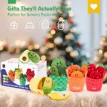 hahaland Obst & Gemüse Sortierspiel – Montessori Sensorik Spielzeug ab 6 Monate – Bild 9