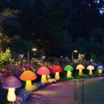 Homeleo 8er Set Pilz Solarleuchten mit Cracked Style – Farbwechsel Gartendeko für aussen – Bild 4
