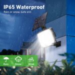 nipify 2er Set Solarlampen mit Bewegungsmelder & Fernbedienung – 310 LED Aussenleuchte IP65 – Bild 4