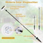 ZWOOS Solar Gartenleuchten 4er Set – IP65 LED Blumenbeleuchtung mit 10-12h Akkulaufzeit – Bild 7