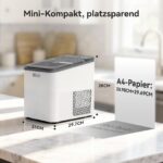 Gevi Eiswürfelmaschine Mini mit Selbstreinigung – 9 Eiswürfel in 6 Minuten für Zuhause & Büro – Bild 2