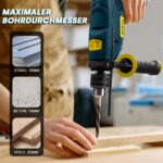 Enventor Schlagbohrmaschine 900W – 2-in-1 Bohrhammer mit 36 Zubehörteilen & 360° Griff – Bild 7