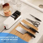 Kiseely Elektrischer Messerschärfer 5 in 1 – Profi-Diamantschärfer für Grob- & Feinschliff – Bild 6