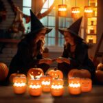 EverBrite Halloween Kürbislaterne 3er Set – Tragbare LED Dekoration mit Lächelgesicht – Bild 8