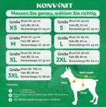 KONVINIT Hunde-Wintermantel XL mit Geschirr & Fleece – Wärmeschutz für grosse Rassen – Bild 5