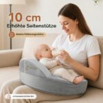 Memory Foam Stillkissen XXL (56×36×20cm) – Ergonomischer Halt für sicheres Stillen & Füttern – Bild 7