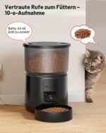 SOOFPET Futterautomat Katze & Hund mit WiFi APP – 3L automatische Futterstation – Bild 4