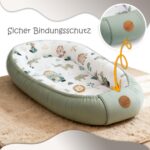 90 x 50 cm Babynest von Totsy Baby – Tragbares Nestchen für Neugeborene & Kleinkinder – Bild 5