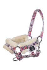 HKM Hobby Horse Halfter & Führstrick Set Flower – Spielzeugzubehör mit Karabiner – Bild 2