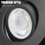 6er Set LED Einbaustrahler 230V Dimmbar – Schwenkbar & IP44 für Bad & Küche – Bild 7