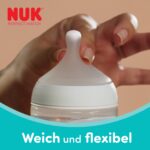 NUK Perfect Match Babyflasche 260 ml – Anti-Kolik für 3+ Monate | 2er Set Affe – Bild 3