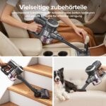 Lubluelu Akku-Staubsauger 45 kPa – Kabellos mit Faltrohr & LED für Tierhaare – Bild 6