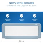 Reer Sleep'n Keep Bettschutzgitter 150 cm – Rausfallschutz für Kinderbetten – Bild 2