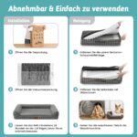 COZY KISS Orthopädisches Hundebett 112x81x18cm – Waschbares Hundesofa für grosse Hunde – Bild 8