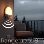 Maclean LED-Wandleuchte mit IR-Bewegungssensor – 15W 1100lm IP54 für Innen & Außen – Bild 8