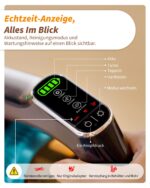 ElecKeys Akku Staubsauger 55KPa/650W, 65 Min Laufzeit – Kabellos Faltbar für Tierhaare – Bild 11