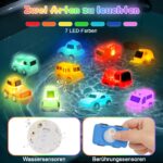 JoiTale 10er Badespielzeug Set mit LED-Lichtern – Lochfrei & Schimmelfest für Babys ab 1 Jahr – Bild 3